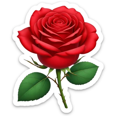 Rose sticker