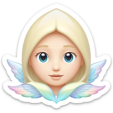 pastel whitish light pale divine shiny aesthetic  sticker