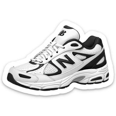 White new balance 2002r sticker