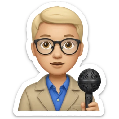 de un periodista sticker