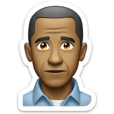 Barack Obama disappointed  sticker