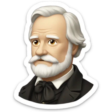 Victor hugo sticker