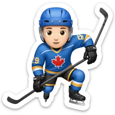 sled para ice hockey sticker