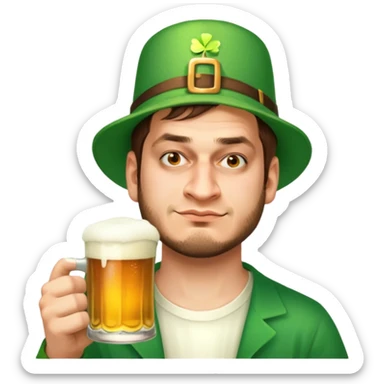 Having a Beer sticker