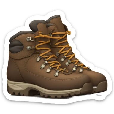 Hiking boots sticker