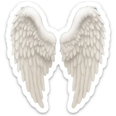 Angel wing sticker