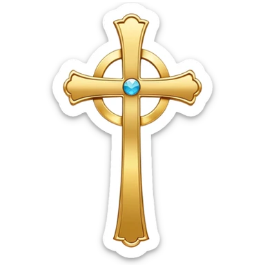 religious cross aesthetic cursive  sticker
