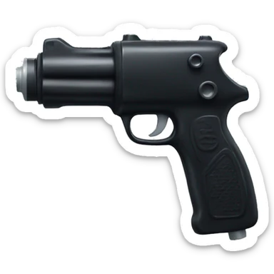 black water gun sticker