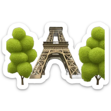 Effeil tower sticker