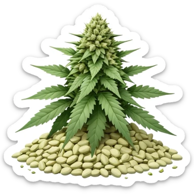 white color marijuana, no color sticker