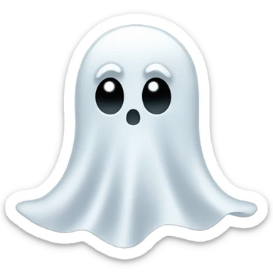 A ghost of snapchat  sticker