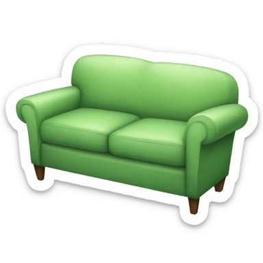 Light Green Couch sticker