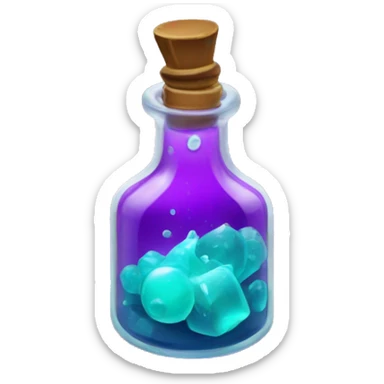 A vial of potion sticker