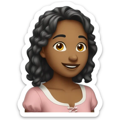 Fille de joie sticker