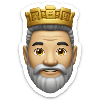 The God of Wealth in China sticker