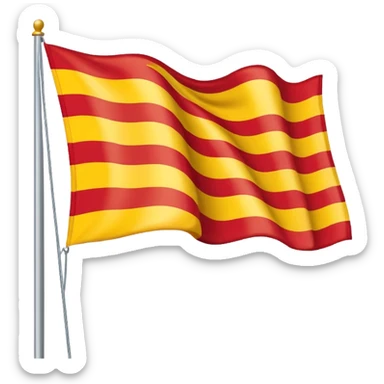 Catalan Flag sticker