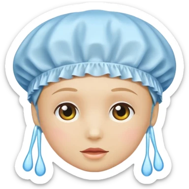 shower cap sticker