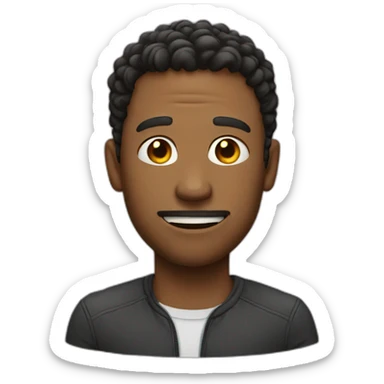 extrovert man sticker