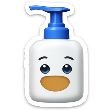 cerave washing foam bottle sticker