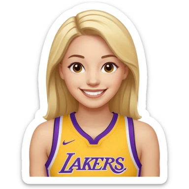 los angeles lakers her sticker