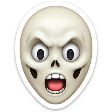 Ghost Face Scream sticker