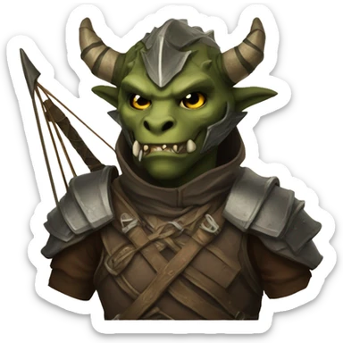 Dragonborn  archer  sticker