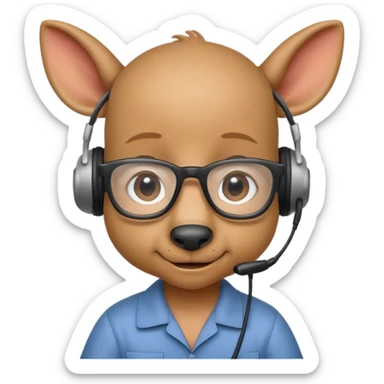 Baby aardvark network engineer sticker