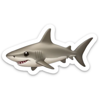 cute hammerheadshark sticker