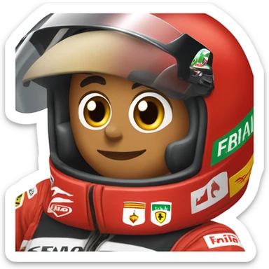 Lewis Hamilton Ferrari sticker