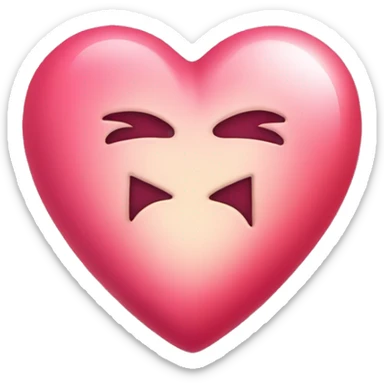 A love heart charm with the letter K on it  sticker