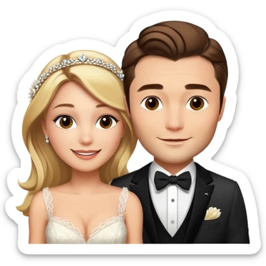 Serena van der Woodsen Marry with chuck bass sticker