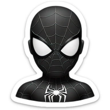 Spiderman black costume  sticker