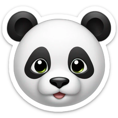 Panda fumeur sticker