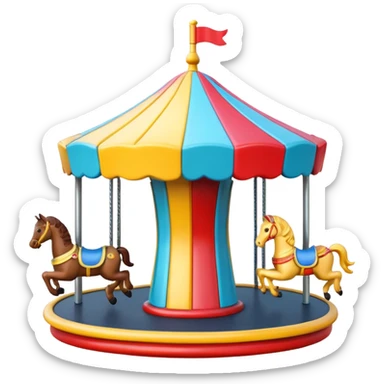 playground with merry-go-round sticker