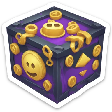 THE 🪄MAGIC VOID BOX. D IN A B O X sticker