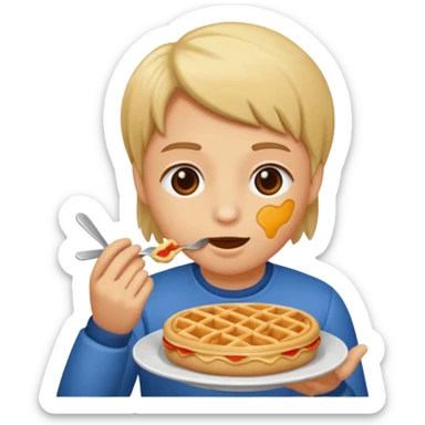 Tralalero tralala eating burniloni liriloni  sticker