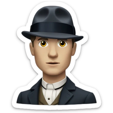 Tommy Shelby, the peaky blinders  sticker