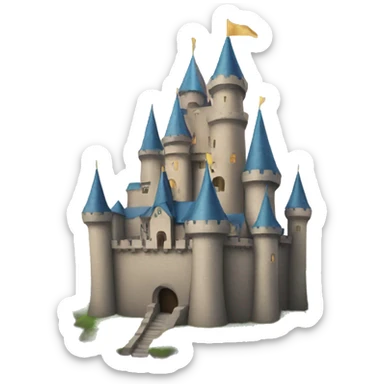 New Year's Castle sticker