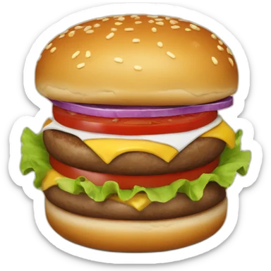 Burguer sticker