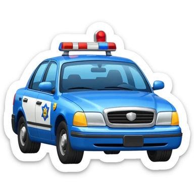 police car sticker