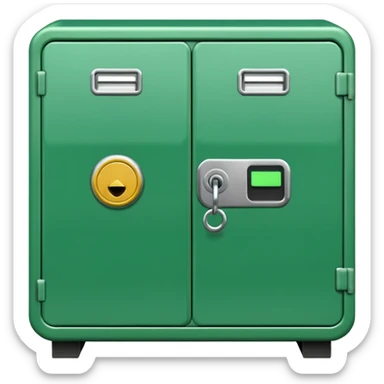 locker green sticker