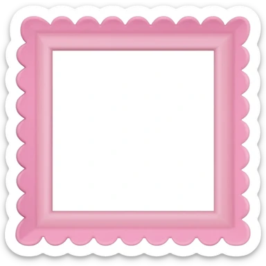 Pink Picture Frame sticker