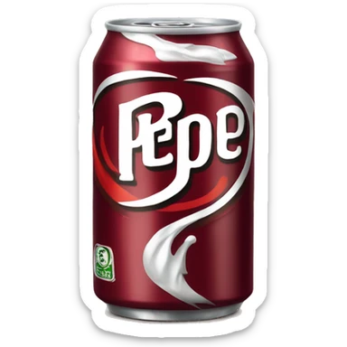 Single Dr Pepper Soda Can sticker