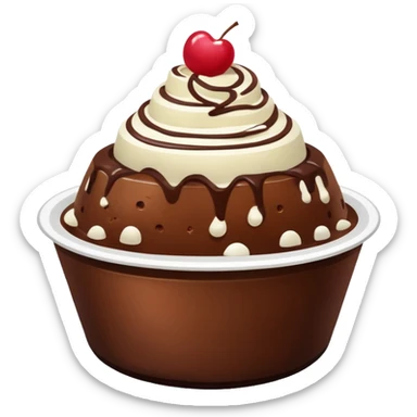 chocolate bingsu sticker