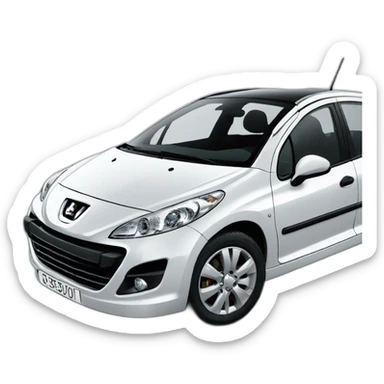 Peugeot 207+ sticker