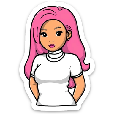Nicki Minaj fashion sticker