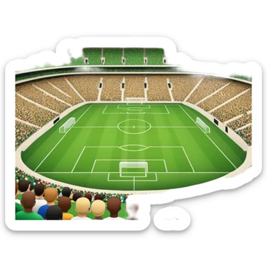 football stadium sticker