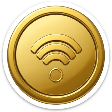 wifi coin  sticker