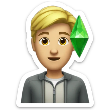 Sims plumbob sticker