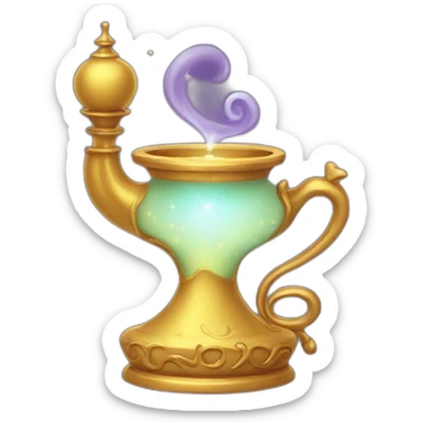 Magic lamp nursing sticker